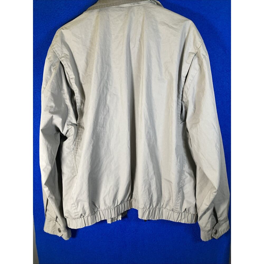 Vintage Members Only Mariner Jacket Mens Large Tan Beige Windbreaker Zip Up NWOT - Picture 5 of 16